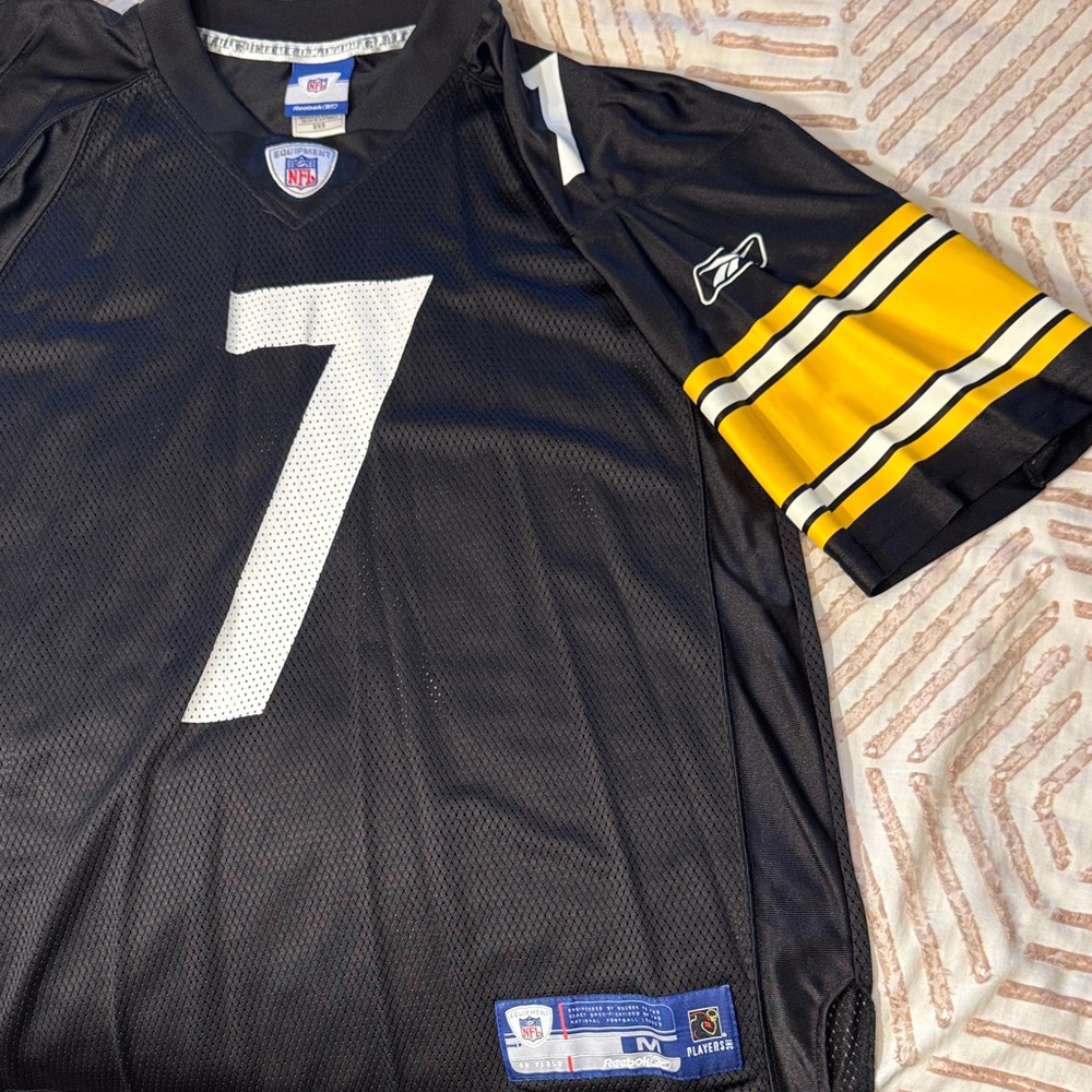 Ben Roethlisberger #7 Pittsburgh Steelers Jersey – Reebok – Men’s Medium
